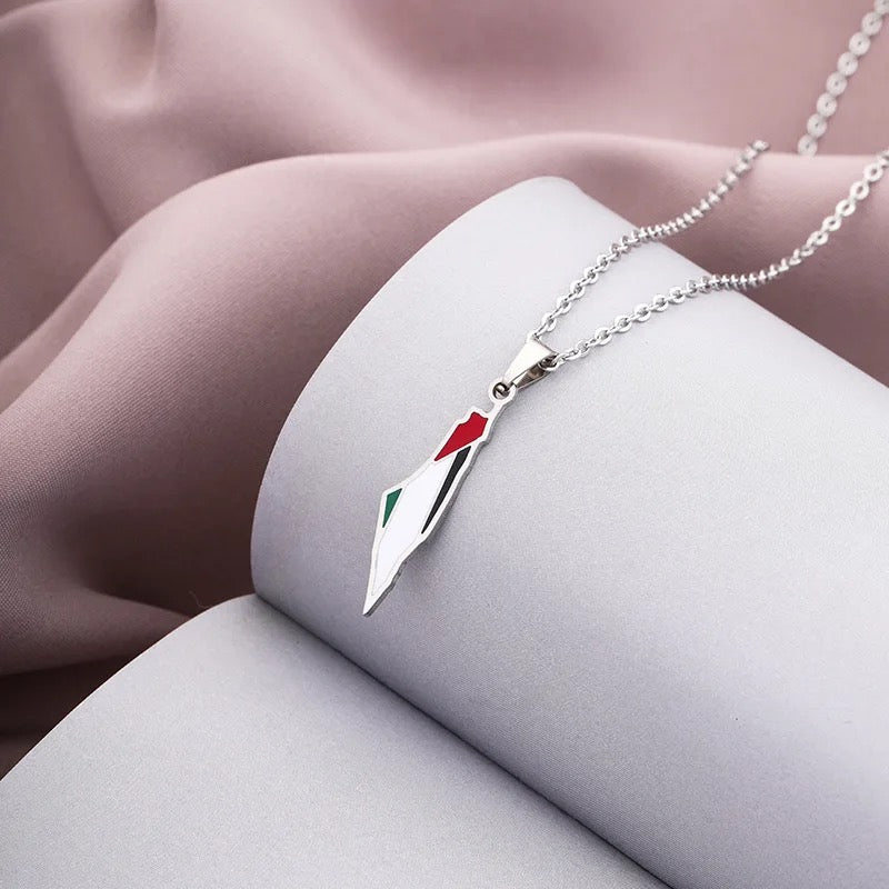 FREE PALESTINE NECKLACE